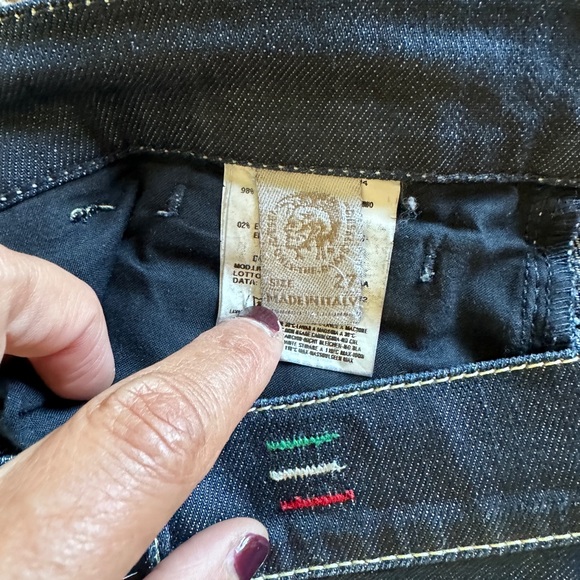 Diesel LIV Stretch Italian Dark Indigo Wash Skinny StretchJeans Size 27 x 34 - Picture 7 of 9